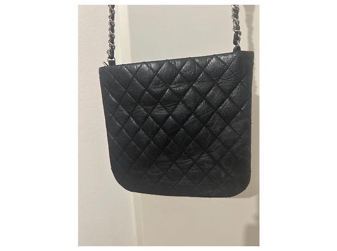 Chanel Uniform Lammleder Clutch Schwarz - Ansicht 11