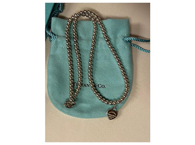 Collana Tiffany & Co. Return to Tiffany Bead Heart in Argento - vista 12