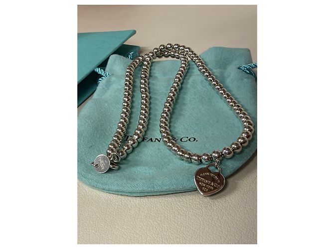 Collana Tiffany & Co. Return to Tiffany Bead Heart in Argento - vista 13