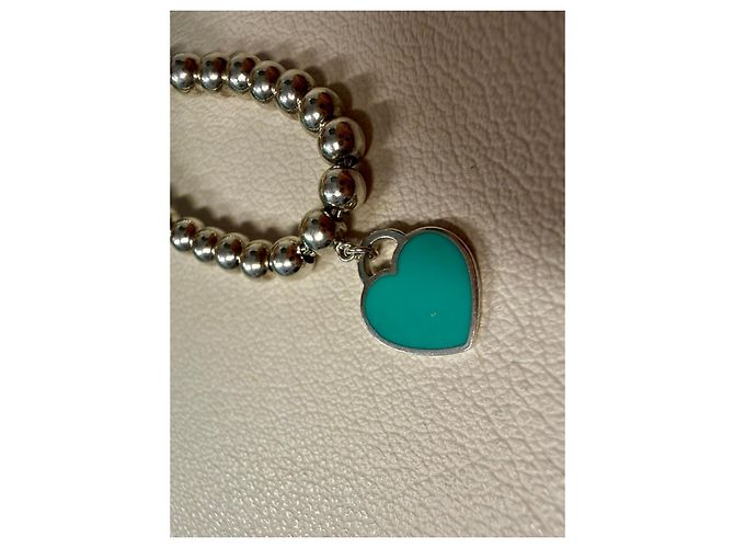 Collana Tiffany & Co. Return to Tiffany Bead Heart in Argento - vista 3