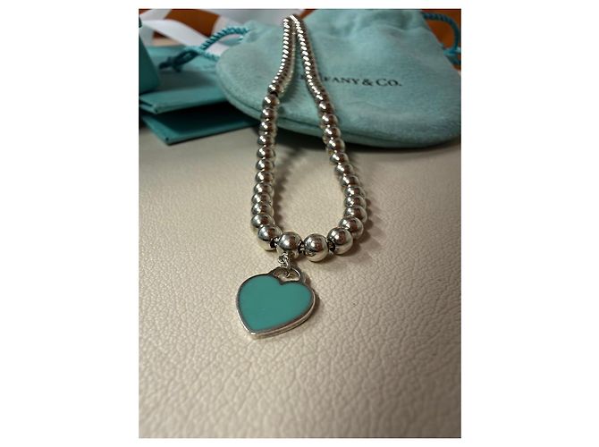 Collana Tiffany & Co. Return to Tiffany Bead Heart in Argento - vista 4