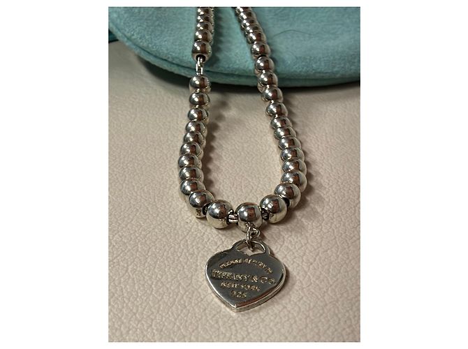 Collana Tiffany & Co. Return to Tiffany Bead Heart in Argento - vista 6