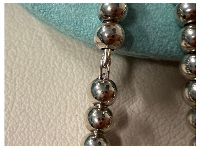 Collana Tiffany & Co. Return to Tiffany Bead Heart in Argento - vista 7