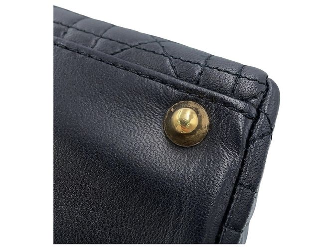 Borsa Christian Dior Lady Cannage Black - vista 12
