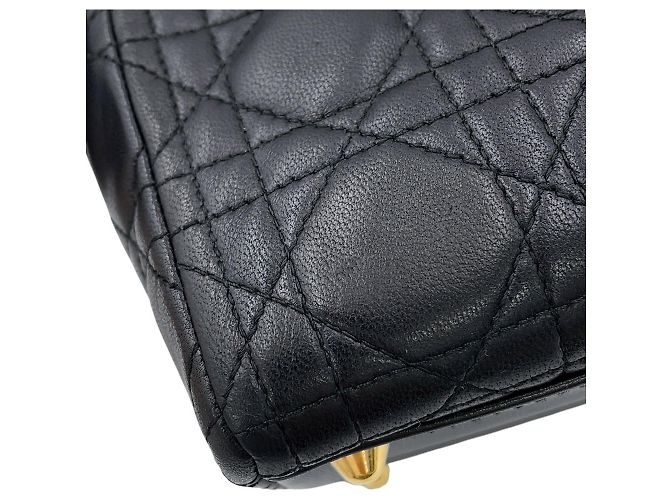 Borsa Christian Dior Lady Cannage Black - vista 7