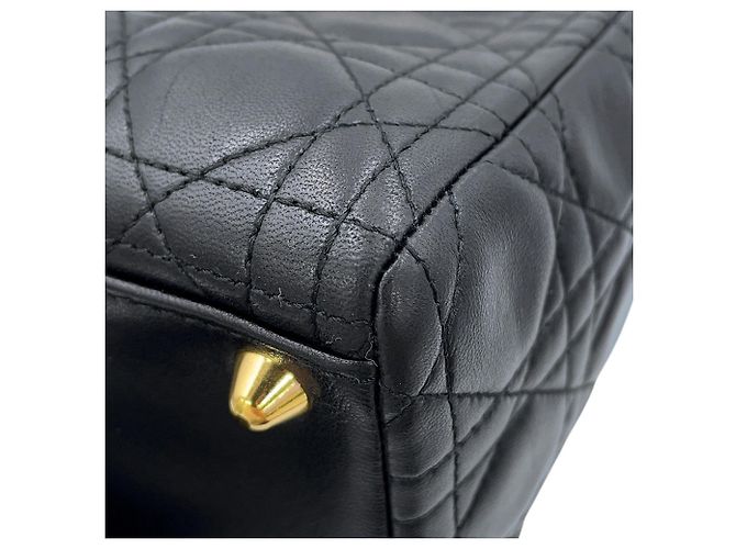 Borsa Christian Dior Lady Cannage Black - vista 8