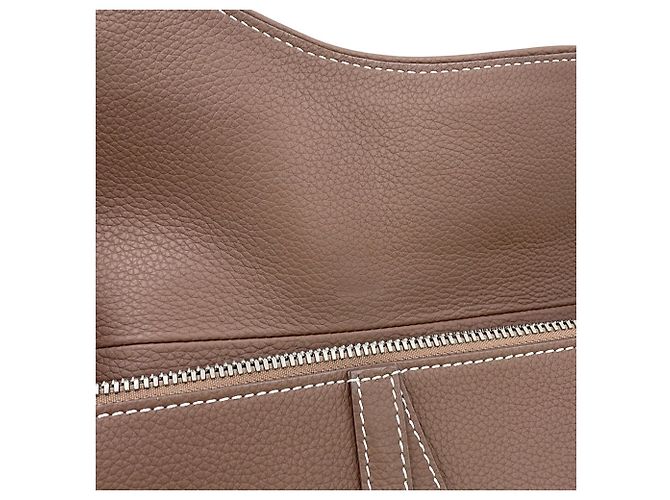 Borsa Saddle Christian Dior in pelle marrone - vista 11