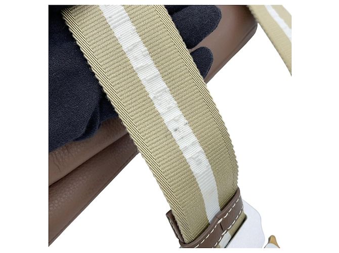 Borsa Saddle Christian Dior in pelle marrone - vista 15