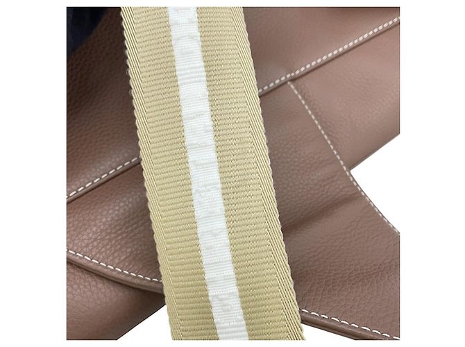 Borsa Saddle Christian Dior in pelle marrone - vista 16