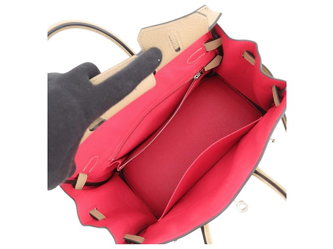 Hermès Borsa Hermes Birkin 25 Verso - vista 7