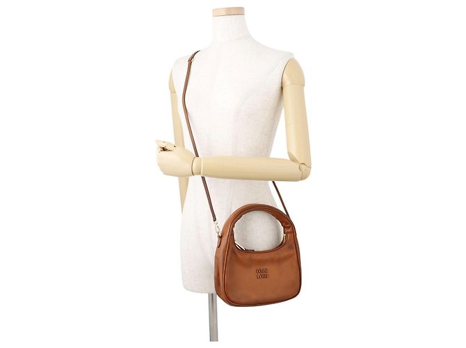 Borsa Hobo Miu Miu Wonder - vista 5