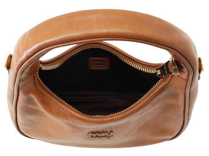 Borsa Hobo Miu Miu Wonder - vista 6