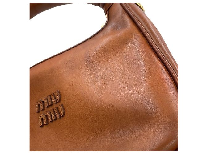 Borsa Hobo Miu Miu Wonder - vista 8