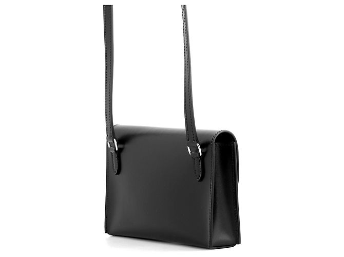 Hermès Portafoglio a spalla Hermes Nap To Go in pelle Box Calf nera - vista 2