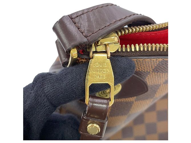 Borsa a tracolla Louis Vuitton Damier Ebene Duomo - vista 15