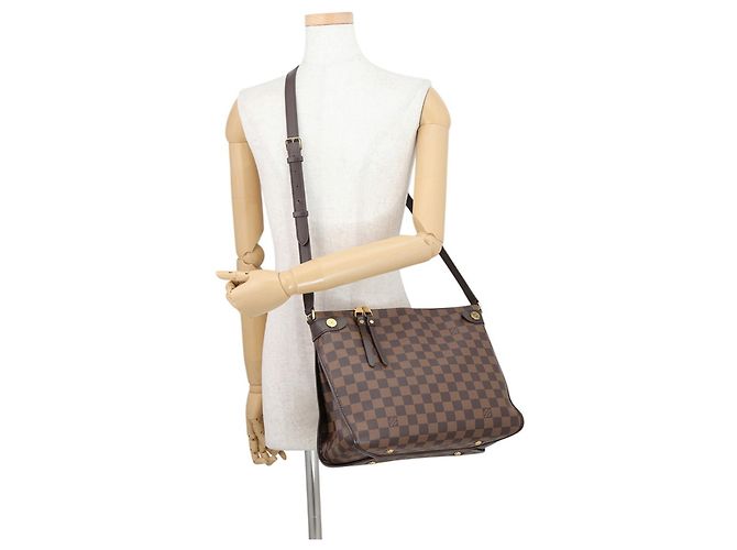 Borsa a tracolla Louis Vuitton Damier Ebene Duomo - vista 4