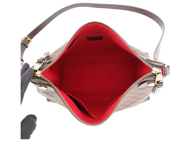 Borsa a tracolla Louis Vuitton Damier Ebene Duomo - vista 5