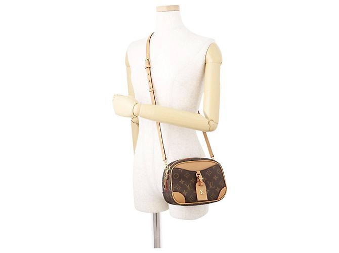 Borsa a tracolla Louis Vuitton Monogram Deauville MINI - vista 4