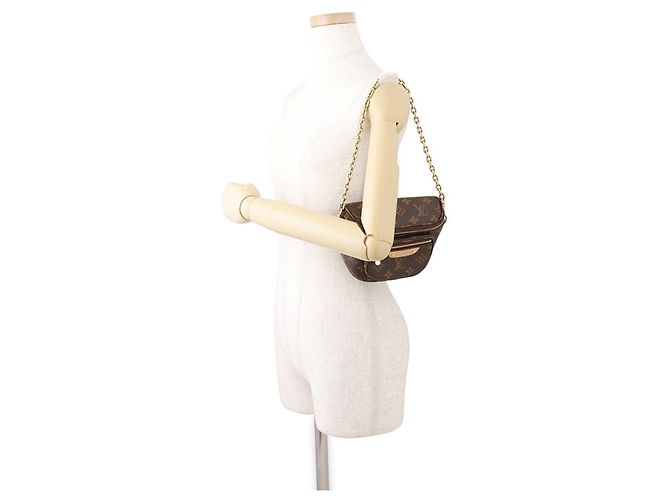 Borsa a tracolla Louis Vuitton Monogram Mini Bumbag - vista 4