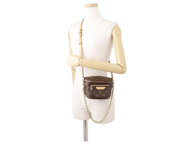 Borsa a tracolla Louis Vuitton Monogram Mini Bumbag - vista 5