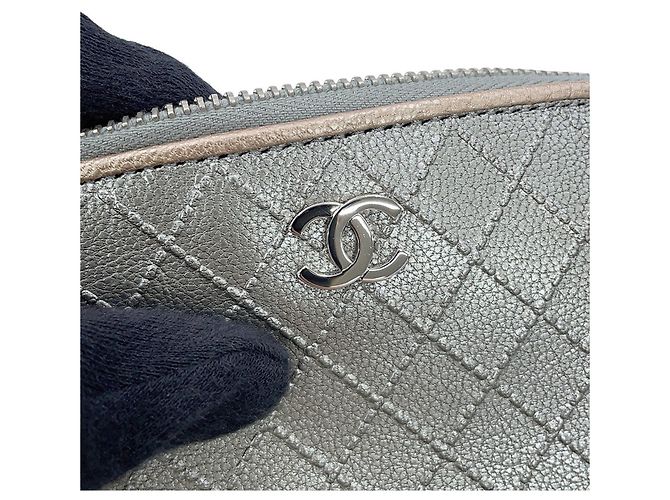 Pouch borsa in pelle Matelassé Chanel - vista 8