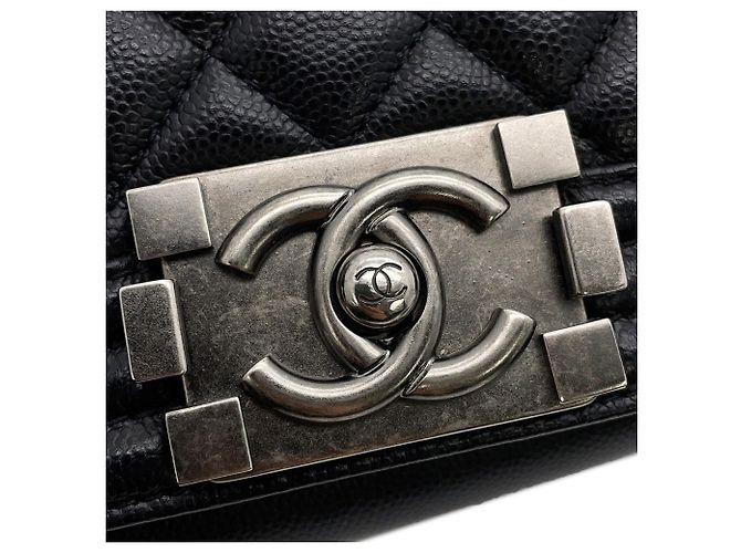 Borsa a tracolla Chanel Boy Small Matelassé - vista 15