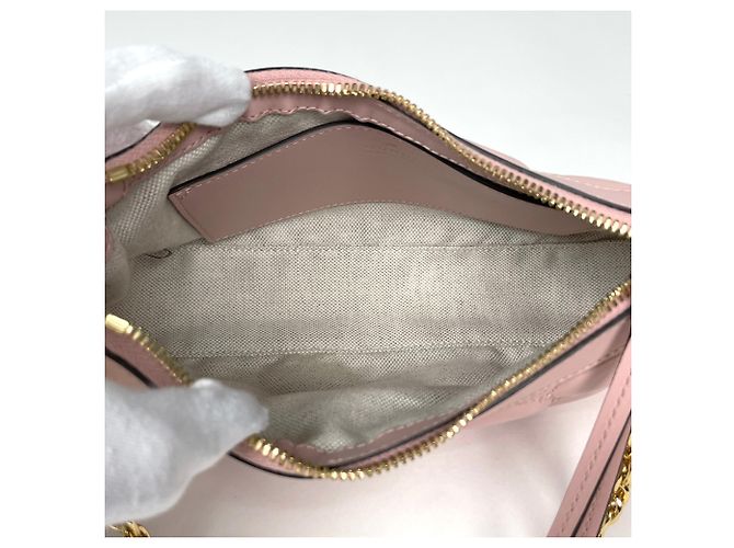 Borsa a tracolla in pelle con catena 2-Way Gucci GG Matelassé - vista 10