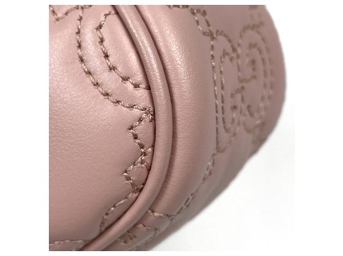 Borsa a tracolla in pelle con catena 2-Way Gucci GG Matelassé - vista 3