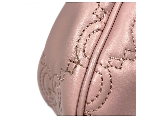 Borsa a tracolla in pelle con catena 2-Way Gucci GG Matelassé - vista 4