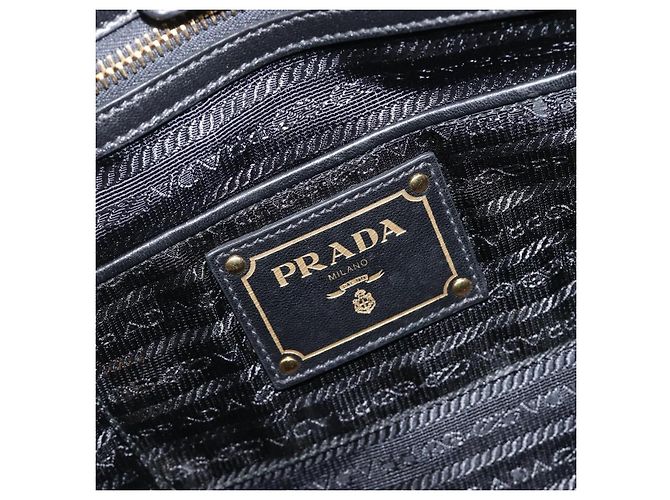 Prada Gaufre Double Zip Convertible Nappa Leather Medium - vista 6