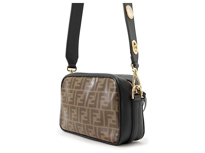 Borsa a tracolla Fendi Zucca Cam - vista 2