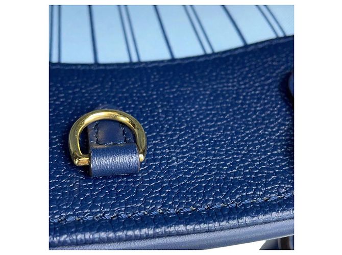 Sac cabas Louis Vuitton Monogram Raffia OnTheGo MM - vue 13