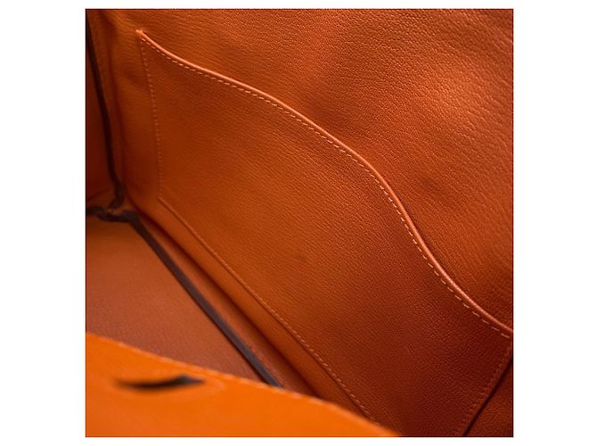 Hermès Hermes Birkin 30 in pelle Epsom Orange - vista 11