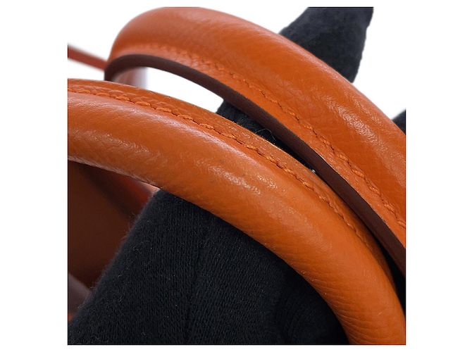 Hermès Hermes Birkin 30 in pelle Epsom Orange - vista 12