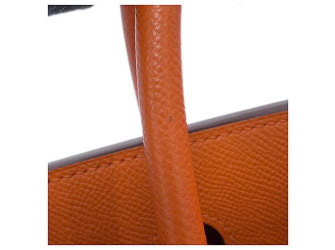 Hermès Hermes Birkin 30 in pelle Epsom Orange - vista 14