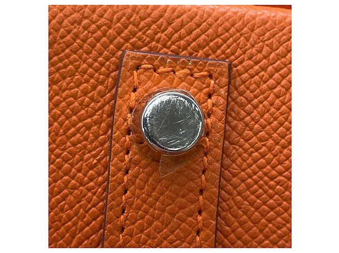 Hermès Hermes Birkin 30 in pelle Epsom Orange - vista 16