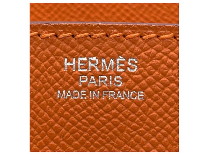 Hermès Hermes Birkin 30 in pelle Epsom Orange - vista 17