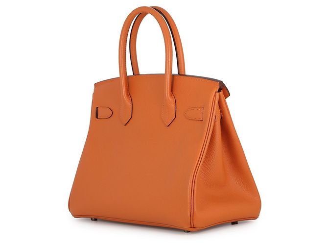 Hermès Hermes Birkin 30 in pelle Epsom Orange - vista 2