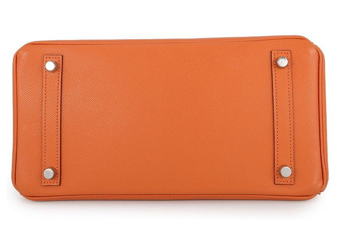 Hermès Hermes Birkin 30 in pelle Epsom Orange - vista 3