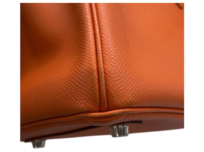 Hermès Hermes Birkin 30 in pelle Epsom Orange - vista 8