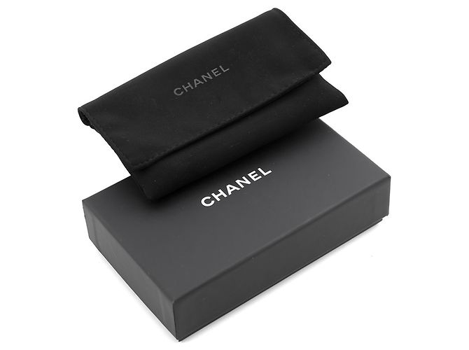 Portabiglietti Chanel in vitello nero - vista 11