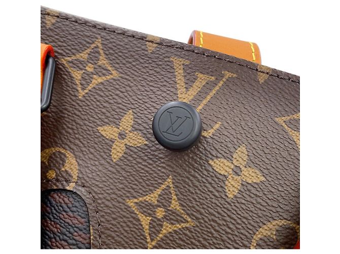 Borsa Mini Tote Louis Vuitton Damier Ebene Giant Monogram - vista 13