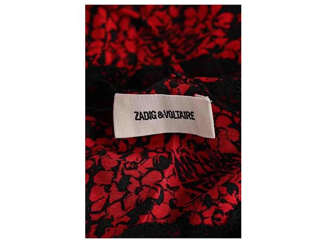 Vestido rojo de viscosa Altuzarra - vista 5