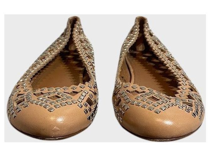 Alaïa Bailarinas Alaia beige T.37,5 - vista 2