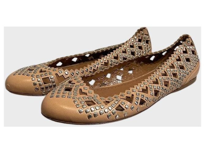 Alaïa Bailarinas Alaia beige T.37,5 - vista 3