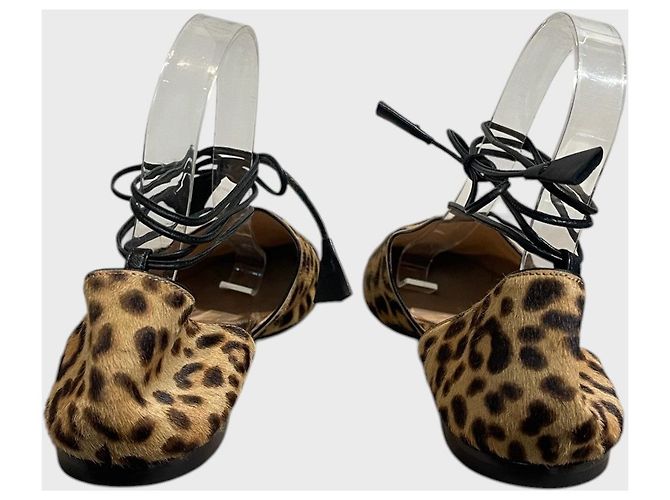Bailarinas Gianvito Rossi leopard T.37,5 - vista 3