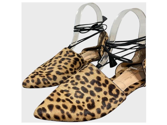 Bailarinas Gianvito Rossi leopard T.37,5 - vista 6