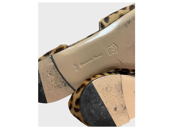 Bailarinas Gianvito Rossi leopard T.37,5 - vista 8
