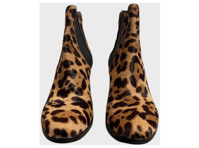Fendi Leopard- Stiefeletten T.38 - Ansicht 2
