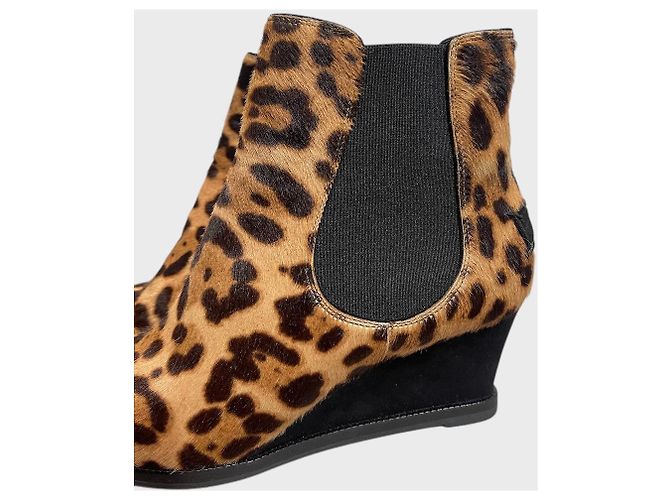 Fendi Leopard- Stiefeletten T.38 - Ansicht 4